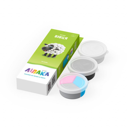 Набор для творчества Lipaka пластилина самозатверд. Овечка (30049-UA01) – Lipaka (вид 1)