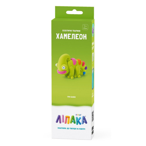 Набор для творчества Lipaka пластилину, Хамелеон (30123-UA01) – Lipaka