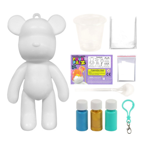 Набор для творчества ToyMonster Pour Palz Флюид Арт - Брелок Мишка (GS-G08162) – ToyMonster (вид 2)