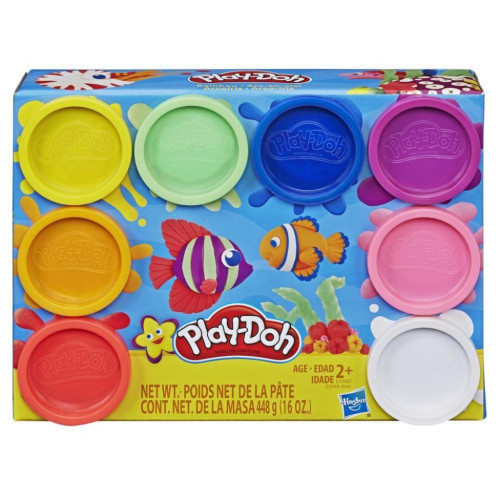 Набір для творчості Hasbro Play Doh 8 кольорів Веселка (E5044_E5062) – Hasbro