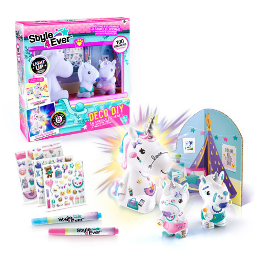 Набір для творчості Canal Toys DIY Style 4 Ever Мої улюбленці - Родина сяючіх єдинорог (OFG287) – Canal Toys (вид 2)