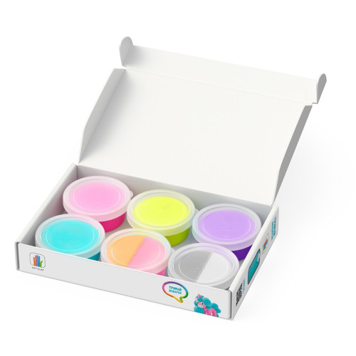 Набір для творчості Lipaka пластилину, Райдужні єдиногори Брайті, Спаркі, Клауді (60054-UA01) – Lipaka (вид 1)