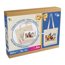 Набор для творчества Rosa Talent екосумка-розмальовка, Funny Birds, 38х42 см (4823098543534)