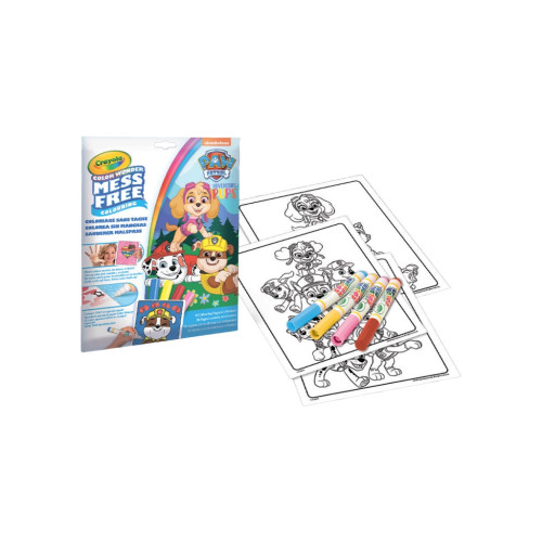 Набір для творчості Crayola Color Wonder Paw Patrol Розмальовка, 18 сторінок та 4 фломастери (75-2814-M) – Crayola