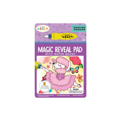 Набір для творчості Let's Craft "Магічні перетворення" Танцюючі песики водні розмальовки (MRP010) – Let's Craft
