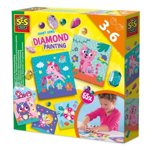 Набор для творчества Ses Creative з алмазною мозаїкою Велетенські кристали (14027S) – Ses Creative