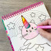 Набір для творчості Ses Creative Книжка-розмальовка - Єдиноріжки (00111S) – Ses Creative (вид 2)