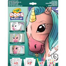 Набір для творчості Crayola POPS 3D "Містичні створіння" з 7 фломастерами (04-2803)