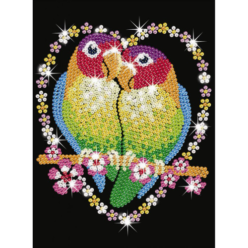 Набор для творчества Sequin Art BLUE Love Birds (SA1002) – Sequin Art