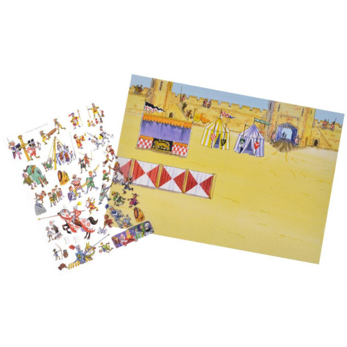 Набір для творчості Scribble down Перевідні наклейки Лицарі (SD/10) – Scribble down (вид 1)