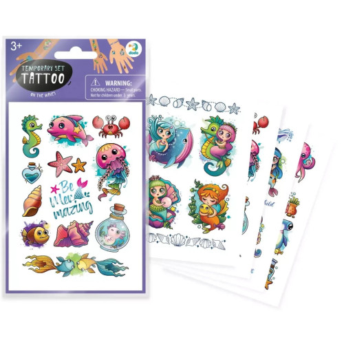 Набір для творчості DoDo На хвилях набір дитячих тимчасових татуювань (301103) – DoDo