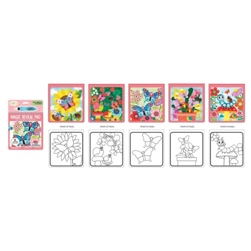 Набір для творчості Let's Craft "Магічні перетворення" Яскраві метелики водні розмальовки (MRP013) – Let's Craft (вид 1)