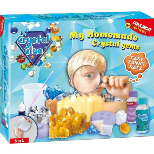 Набір для творчості Paulinda Crystal glue DIY Кристали 5 в 1 (PL-199615) – Paulinda