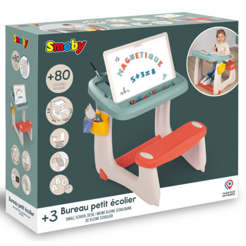 Набор для творчества Smoby Парта-доска "Школьник", с аксесс. 68х21х57,5 см (420107) – Smoby (вид 1)