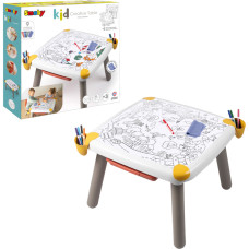 Набор для творчества Smoby стол с ящиком, 70x70x47 см, 3+ (420400)