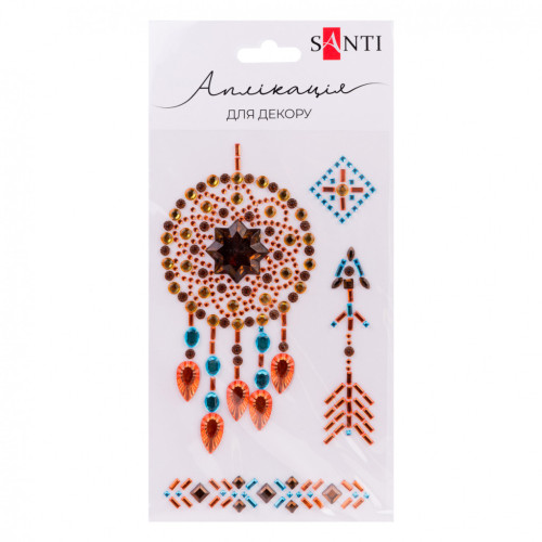 Набір для творчості Santi Amulet аплікація зі страз самоклеючих 9,5х15,5 см (742987) – Santi