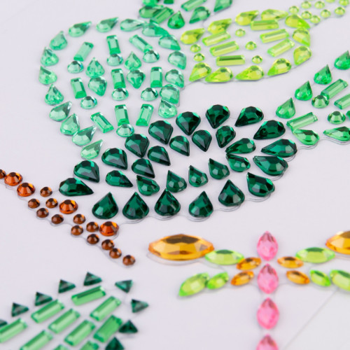 Набор для творчества Santi Trendy Cactus аплікація зі страз самоклеючих 9.5х15 см (742536) – Santi (вид 1)