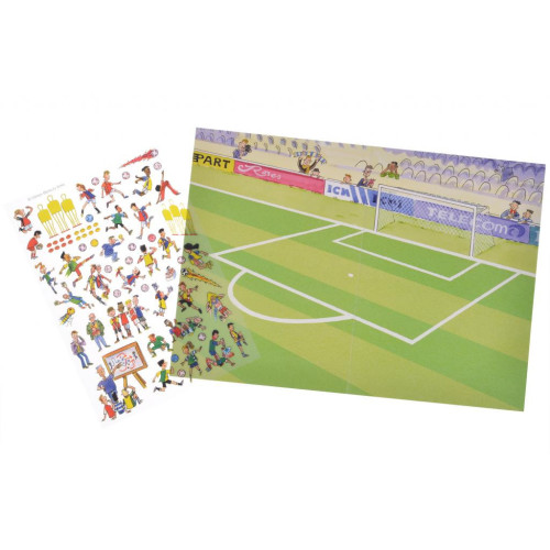 Набор для творчества Scribble down Переводные наклейки Футбол (SD/16) – Scribble down (вид 1)