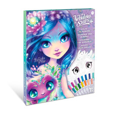 Набір для творчості Nebulous Stars Розмальовка по номерах Чарівні світи зірок (11381)