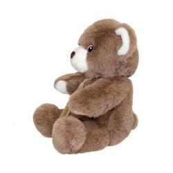 М'яка іграшка Aurora Ведмідь коричневий 25 см (200815C)