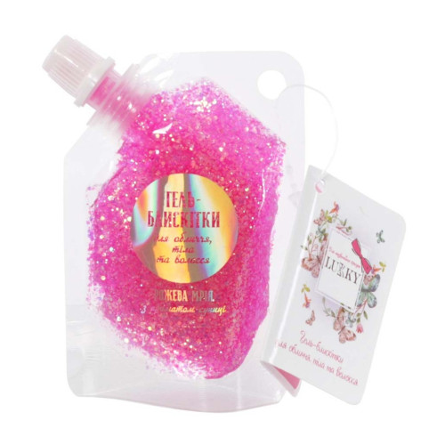 Детская косметика Lukky Гель-блестки для тела и лица Розовые 40 мл (T18945) – Lukky
