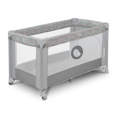 Детский манеж Lionelo Stefi Grey Concrete Multicolor (LO-STEFI GREY CONCRETE MULTICOLOR) – Lionelo (вид 2)