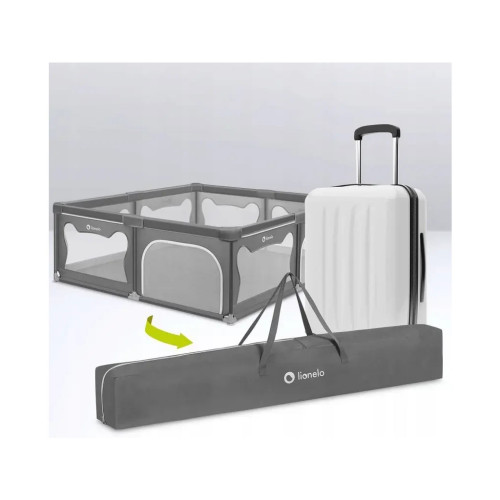 Детский манеж Lionelo Willow XL Grey Concrete (LO-WILLOW XL GREY CONCRETE) – Lionelo (вид 1)