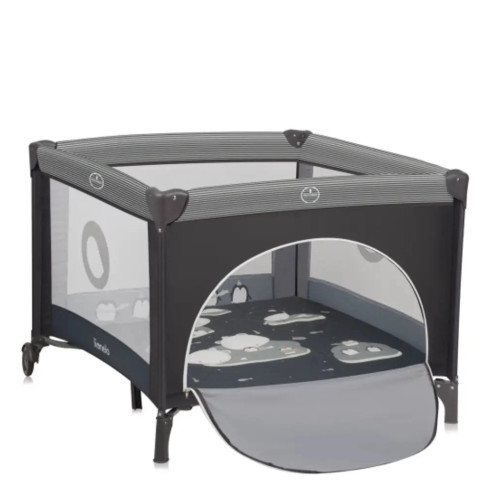 Детский манеж Lionelo Bonnie Grey Scandi (LO-BONNIE GREY SCANDI) – Lionelo