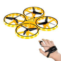 Радиоуправляемая игрушка UFT Интерактивный детский дрон с управлением рукой и яркой подсветкой HandCopter Yellow (UFTHandCopterYellow)