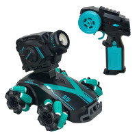 Радиоуправляемая игрушка UFT Дрифтовая машинка Танк-вездеход на радиоуправлении Стреляет мыльными пузырями с подсветкой (UFTGC4)