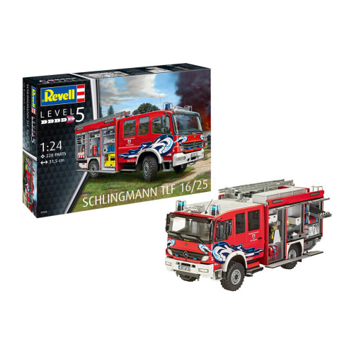 Сборная модель Revell Пожарная машина цистерна TLF 16/25 уровень 5 масштаб 1:24 (RVL-07586) – Revell