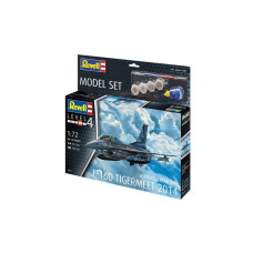 Сборная модель Revell набор Самолет F-16D Tigermeet 2014 уровень 4, 1:72 (RVL-63844)