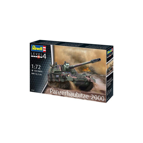 Збірна модель Revell САУ Panzerhaubitze 2000 рівень 4 масштаб 1:72 (RVL-03347) – Revell
