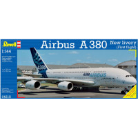 Сборная модель Revell Самолет Airbus A380 Первый полет уровень 5 масштаб 1:144 (RVL-04218)