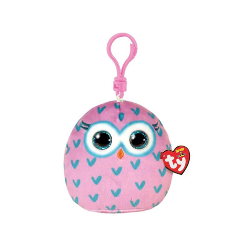 Мягкая игрушка Ty брелок Squish-a-boos Сова Винкс 12 см (39573) – Ty