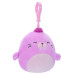 М'яка іграшка Squishmallows на кліпсі – Морж Пепе 9 см (SQCP00150) – Squishmallows (вид 1)