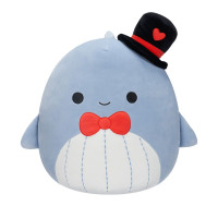 М'яка іграшка Squishmallows Синій кит Самір 13 см (SQVA00806)