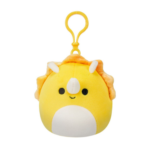 М'яка іграшка Squishmallows на кліпсі – Трицератопс 9 см (SQCP00216) – Squishmallows