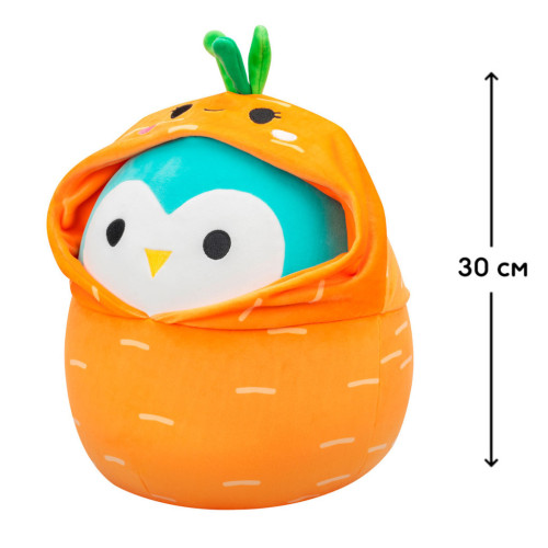 М'яка іграшка Squishmallows Сова Вінстон 30 см, у одязі (SQER00929) – Squishmallows (вид 1)
