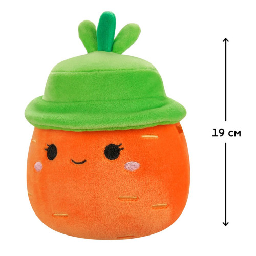М'яка іграшка Squishmallows Морквина Кароліна в капелюсі 19 см (SQER01214) – Squishmallows (вид 1)