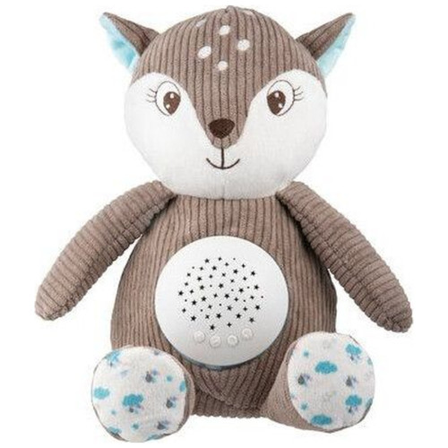 М'яка іграшка Canpol плюшева музична з проектором Оленя - коричнева (77/206_brow) – Canpol