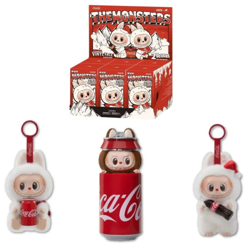 М'яка іграшка No Brand сюрприз Labubu Coca-Cola Surprise, 17 см, Mix color, темний пакет (YT42167) – No Brand (вид 1)