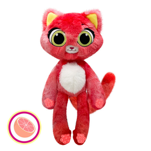 Мягкая игрушка Bubble Pops Грепфрутовая кошка 34 см (2312004/12) – Bubble Pops