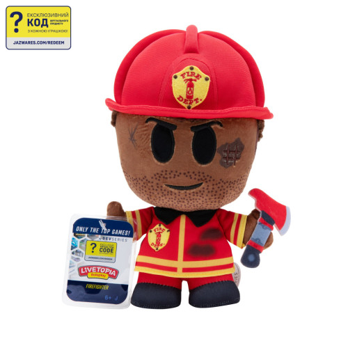 М'яка іграшка DevSeries Collector Plush Livetopia Firefighter (CRS0014) – DevSeries