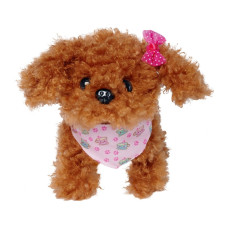 М'яка іграшка Chi Chi Love Собачка Цуценя пудель, ходить, гавкає, виляє хвостиком, 16 см (5890015)