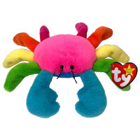 Мягкая игрушка Ty Beanie Babies Радужный краб Scuttle 15 см (41347)