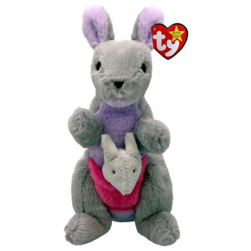 М'яка іграшка Ty Beanie Babies Сірий кенгуру Kayla 15 см (41349) – Ty