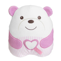 Мягкая игрушка Chicco мягкая музыкальная Успокаивающий медвежонок розовый (12266.10)