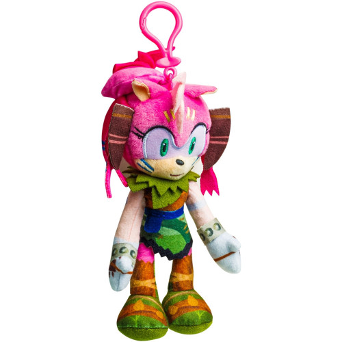 М'яка іграшка Sonic Prime на кліпсі – Емі 15 см (SON7004F) – Sonic Prime