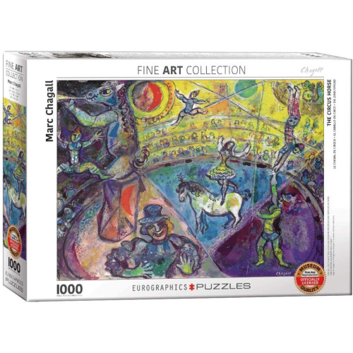 Пазл Eurographics Цирковая лошадь. Марк Шагал, 1000 элементов (6000-0851) – Eurographics